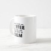 lustige Kaffeelehrerin Kaffeetasse (Vorderseite Links)