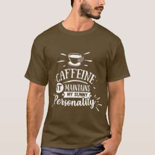 lustige Kaffeemarke T-Shirt