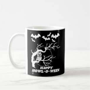 lustige Kaffeemaschine Tasse "HAPPY HOWL-O-WEEN"