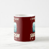 lustige Kaffeemaschine Tasse "I SPEAK FLUENT SARCA (Mittel)