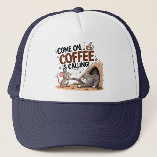 Lustige Kaffeemütze für Kaffeeliebhaber Truckerkappe