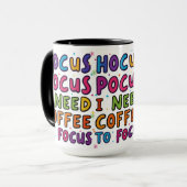 Lustige Kaffeetasse (Vorderseite Links)