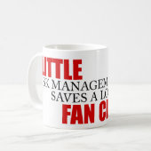 Lustige Kaffeetasse (Vorderseite Links)