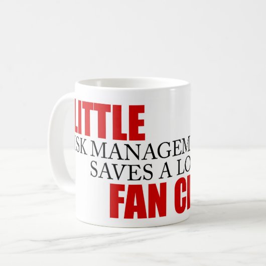 Lustige Kaffeetasse (Vorderseite Links)