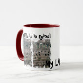 Lustige Kaffeetasse (Vorderseite Links)