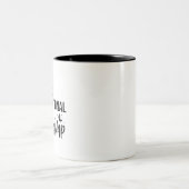 Lustige Kaffeetasse 2-Ton (Mittel)