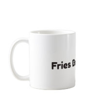 Lustige Kaffeetasse 'Fritten vor Jungs'