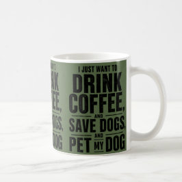 Lustige Kaffeetasse für Hunde-Liebhaber