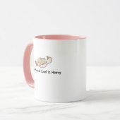 Lustige Kaffeetasse für Mütter - Überstimulierte M (Vorderseite Links)