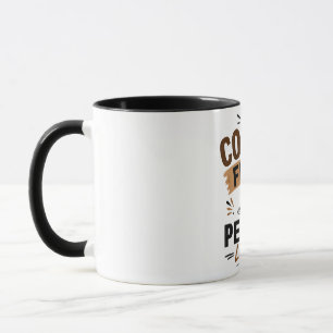 Lustige Kaffeetasse – Kaffee zuerst, Leute später 