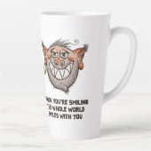 Lustige Kaffeetasse Milchtasse (Rechts)