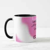 Lustige Kaffeetasse mit Botschaft (Links)