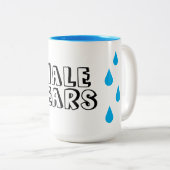 Lustige Kaffeetasse mit männlichen Tränen  (VorderseiteRechts)