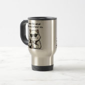 Lustige Kaffeetassen mit Typografie für Arbeitskol (Vorderseite Links)