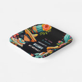 lustige Kaktus niedlich bis tako ersten fiesta 1. Pappteller (Gewinkelt)