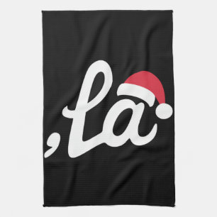 Lustige Kamala Harris 2024 Komma La Weihnachten Geschirrtuch