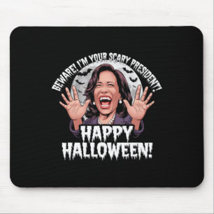 Lustige Kamala Harris Gruseliges Halloween-Gag-Ges Mousepad