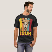 Lustige Kamel Bruh Meme T-Shirt (Vorne ganz)