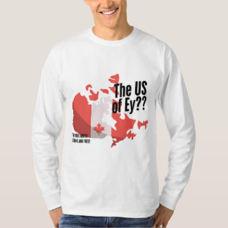 Lustige kanadisch-patriotische Langarmshirts T-Shirt