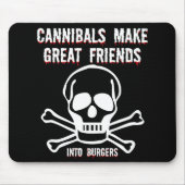 Lustige Kannibalen Mousepad (Vorne)