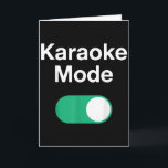Lustige Karaoke-Kunst für Männer Frauen Musik Säng Karte<br><div class="desc">Lustige Karaoke-Kunst für Männer Frauen Musik Sänger Karaoke-Liebhaber</div>