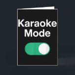 Lustige Karaoke-Kunst für Männer Frauen Musik Säng Karte<br><div class="desc">Lustige Karaoke-Kunst für Männer Frauen Musik Sänger Karaoke-Liebhaber</div>