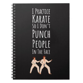 Lustige Karate-Geschenke Kampfsport Kämpfer Humor Notizblock