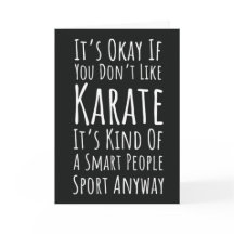 Lustige Karate-Karten Martial-Arts-Humor Sarkastis
