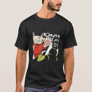 Lustige Karate-Katze kämpft Kitten-Kitty-Kämpfer C T-Shirt