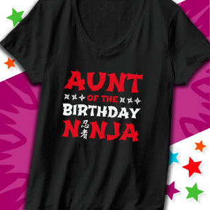 Lustige Karate-Party-Kinder-Tante des Geburtstagsn T-Shirt