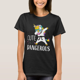 Lustige Karate-Shirts für Mädchen Cute Taekwondo  T-Shirt
