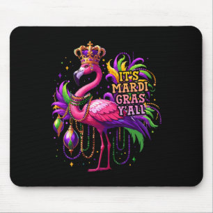 Lustige Karneval Party Geschenkidee Flamingo Mardi Mousepad