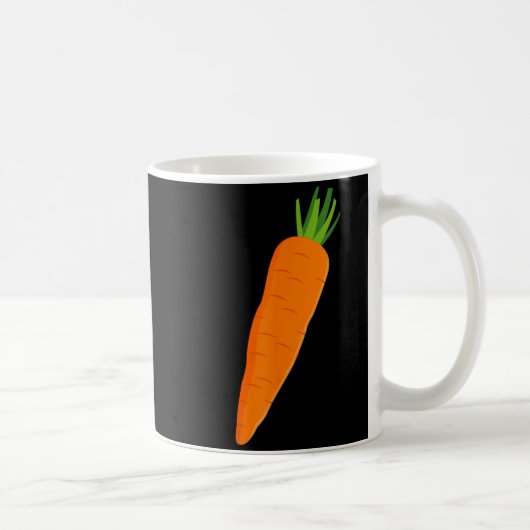 Lustige Karotte Gemüse Halloween Kaffeetasse (Rechts)