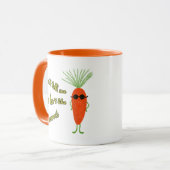 Lustige Karotte Tasse (Vorderseite Links)