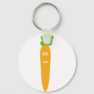 lustige Karottenikone Schlüsselanhänger