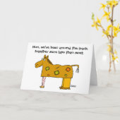 Lustige Karte (Gelbe Blume)