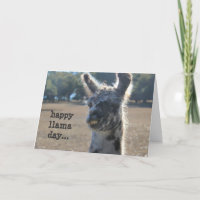 Lustige Karte der Lama-Mutter Tages