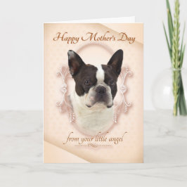 Lustige Karte Mutter Bostons Terrier Tages