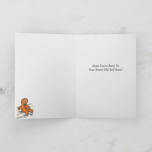 Lustige Karte zum Lächeln (Innenseite)