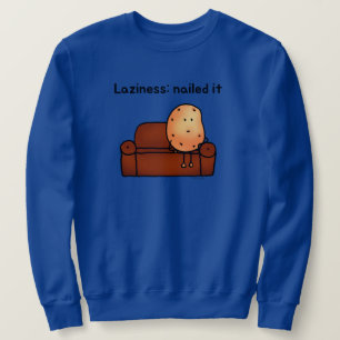 Lustige Kartoffel Cartoon-Design Sweatshirt