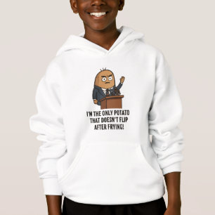 "Lustige Kartoffel-Pressekonferenz – Politische Hu Hoodie