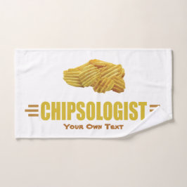 Lustige Kartoffelchip-Liebhaber Handtuch