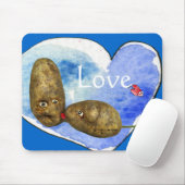 Lustige Kartoffeln im Liebes-Herzen Mousepads (Mit Mouse)