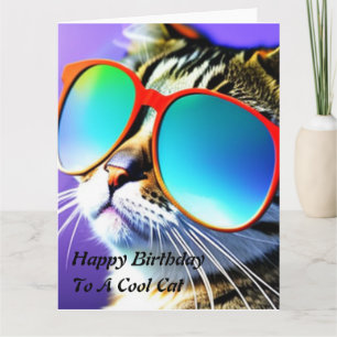Lustige Katze Alles Gute zum Geburtstag Karte