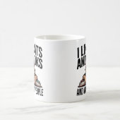 Lustige Katze antisoziale Kitty Introvertierte Buc Kaffeetasse (Mittel)