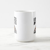 Lustige Katze antisoziale Kitty Introvertierte Buc Kaffeetasse (Mittel)