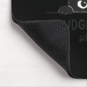 Lustige Katze beurteilt dich schweigend Retro Vint Mousepad (Ecke)