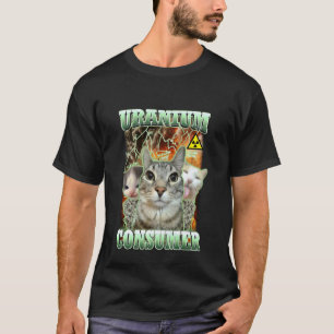 Lustige Katze Dank Memes Uran Verbraucher Dumm Kat T-Shirt