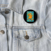 Lustige Katze Felsenkletterer Bouldering Wand Klet Button (Beispiel)