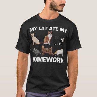 Lustige Katze für Jungen Katzenliebhaber Katzenlad T-Shirt